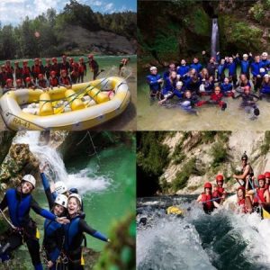 Canyoning Rafting adventure activities in Bled