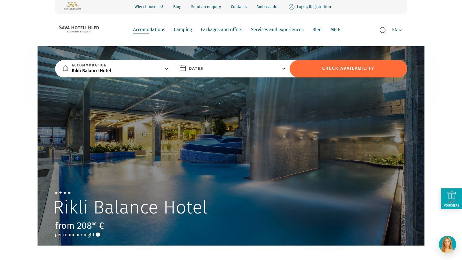Rikli Balance Hotel (Sava Hotels Bled)