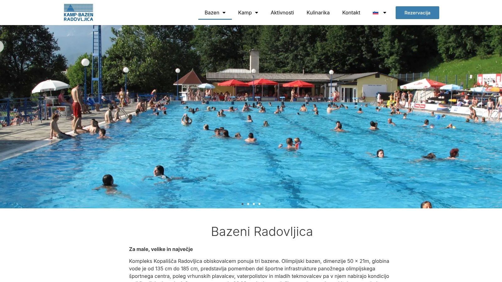 Kopališče Radovljica (Radovljica Pool & Camp Complex)