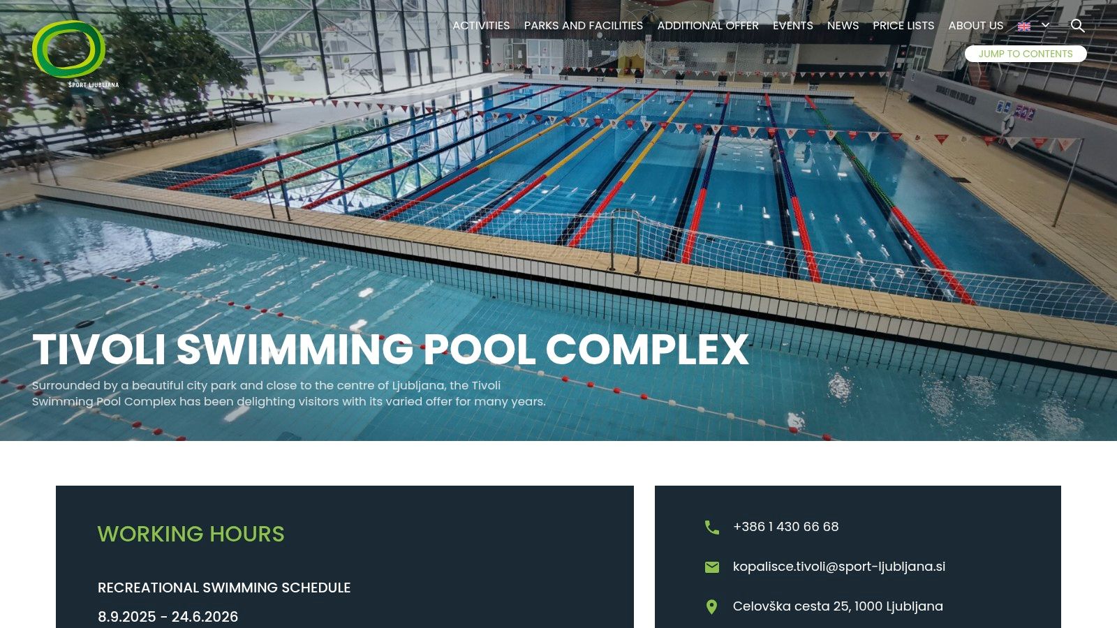 Kopališče Tivoli (Ljubljana city pool complex)