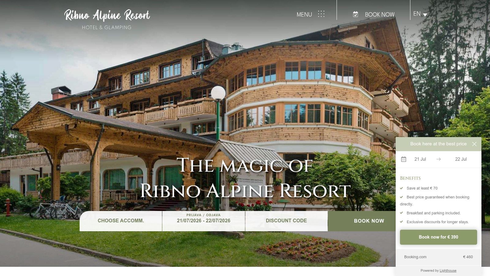 Ribno Alpine Resort (Hotel Ribno)
