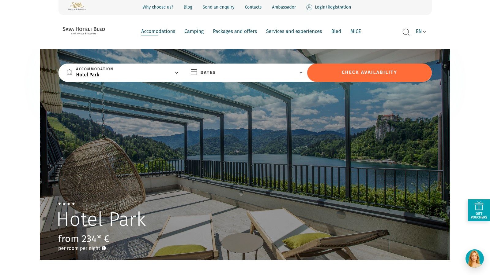 Hotel Park – Sava Hotels Bled